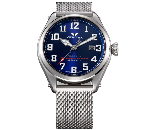 ケンテックス Kentex 腕時計 メンズ S769X-05 プロガウス 44.5mm PROGAUS 44.5mm 自動巻き（手巻き付） ブルーxシルバー アナログ表示