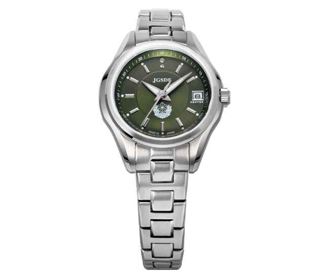 ケンテックス Kentex 腕時計 レディース S789L-04 JSDF 統合 33mm JSDF 33mm クオーツ（VX32） ピンクxシルバー アナログ表示
